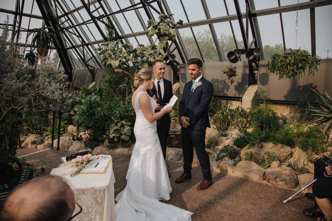 Muttart Conservatory ceremony